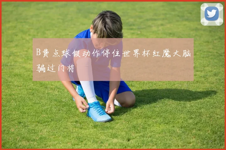 B费点球假动作停住世界杯红魔大脑骗过门将