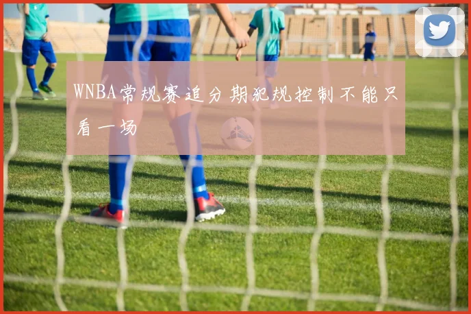 WNBA常规赛追分期犯规控制不能只看一场